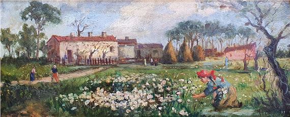 SCÈNE CHAMPÊTRE by Raffaello Sernesi