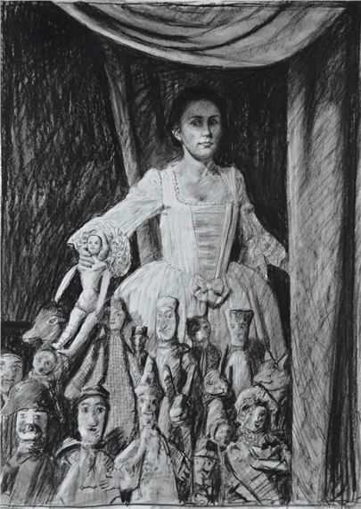 Study for Puppets by Anna Platten, 1994