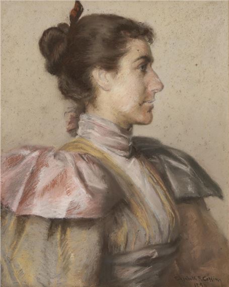 Portrait of a Woman by Elizabeth R. Coffin, 1895