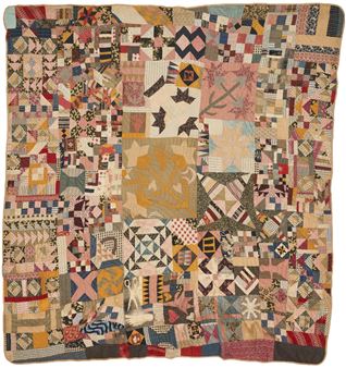 Important African-American “make-do” quilt - Josie Covington