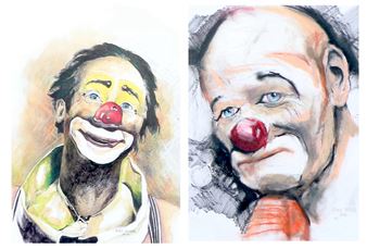 CLOWN PORTRAITS - Stef Botha