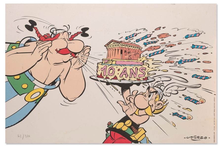 Albert Aleandro Uderzo | 10 years of Asterix | MutualArt