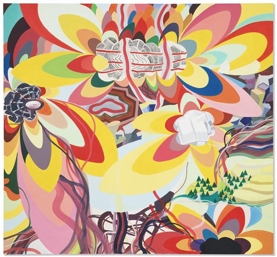 Evasion II by Franz Ackermann, Painted in 1996