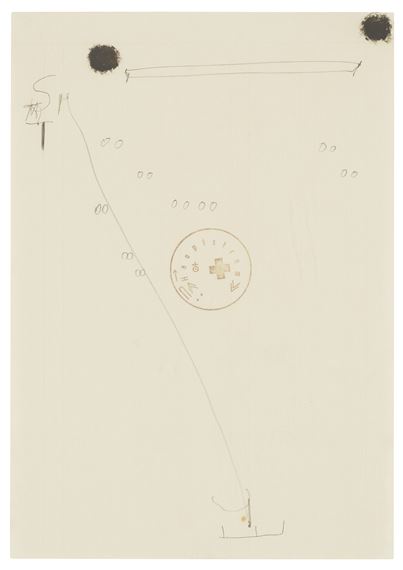 Untitled (S---E) by Joseph Beuys, Executed in 1958