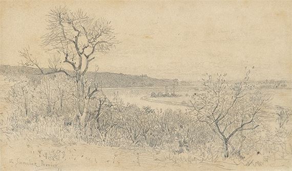 Emilio Sanchez-Perrier | Paisaje con río | MutualArt