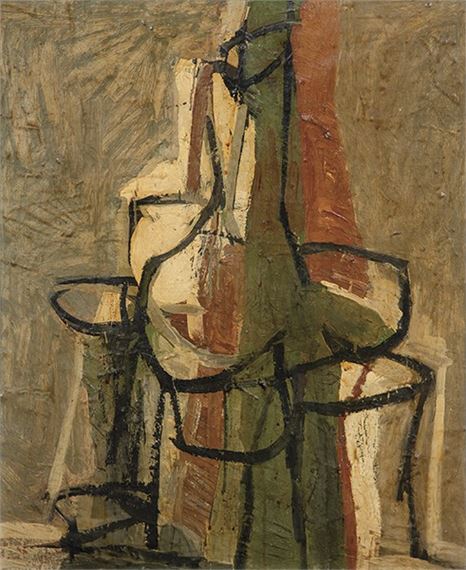 Personaje femenino. by Fermin Aguayo, 1954