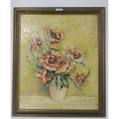 Artwork by George Cameron Foley, A LOT COMPRISING NINE WORKS, MAINLY STILL LIFES AND A PAINTING OF CATS FEEDING, Made of oils and watercolours