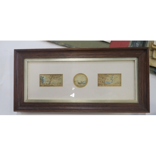 Artwork by George Cameron Foley, A LOT COMPRISING TWO PORTFOLIOS, Made of watercolours, etchings, drawings and paintings