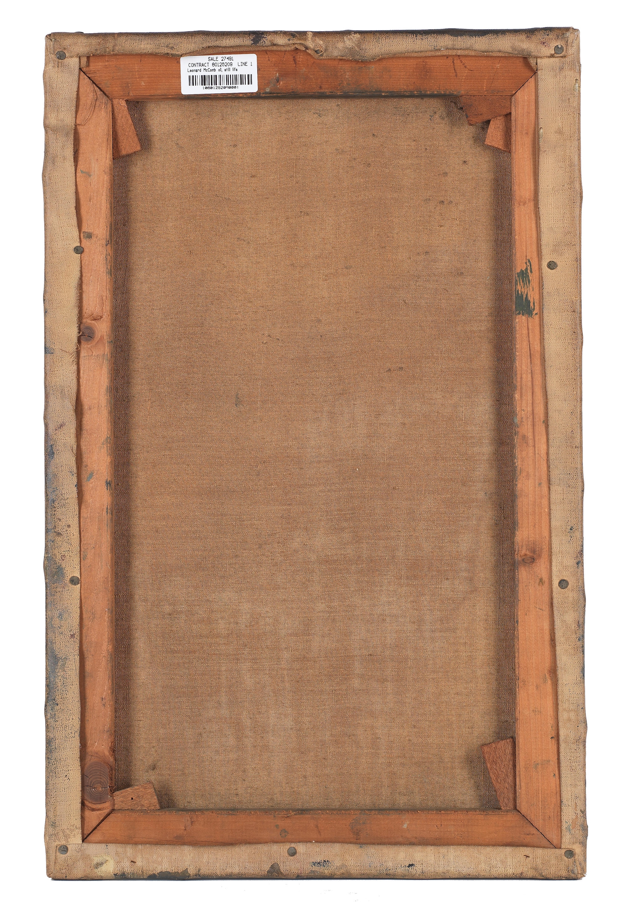 Artwork by Leonard McComb, Still Life of Flowers with Lemon, Made of oil on canvas