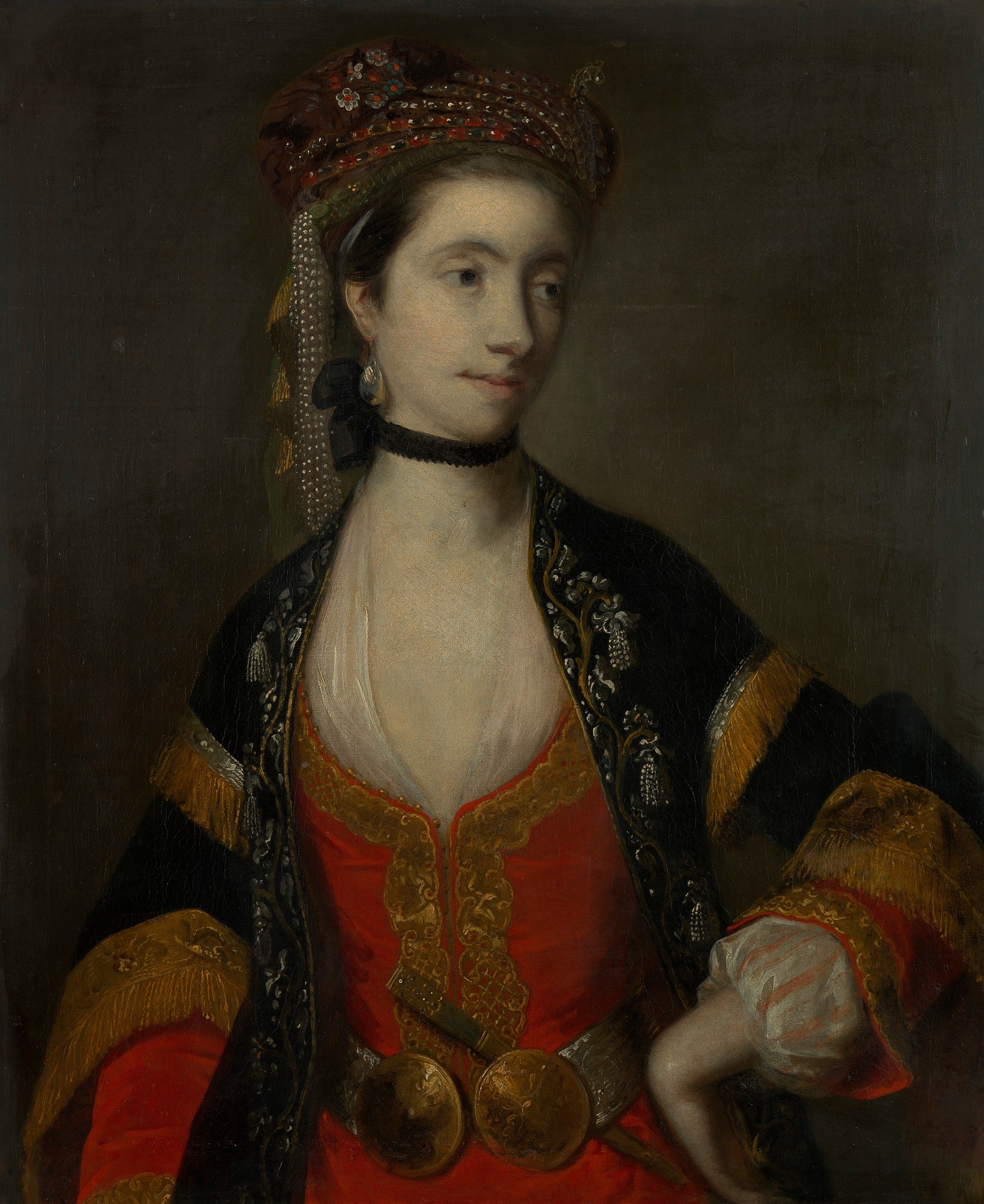 Artwork by Sir Joshua Reynolds, The Rev and Mrs Lloyd in Turquerie (1757), Made of Oil on canvas