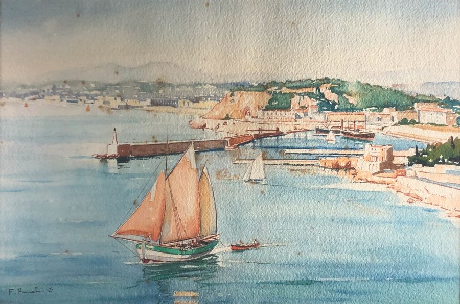 François Pascal | Port méditerranéen. | MutualArt