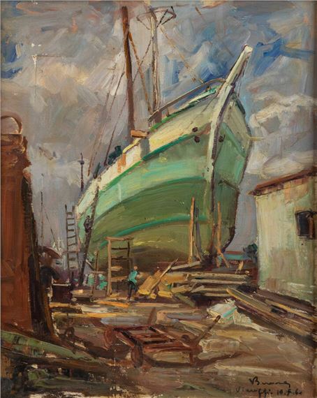 "Cantiere (Viareggio)" by Vittorio Buora, 10/8/1960