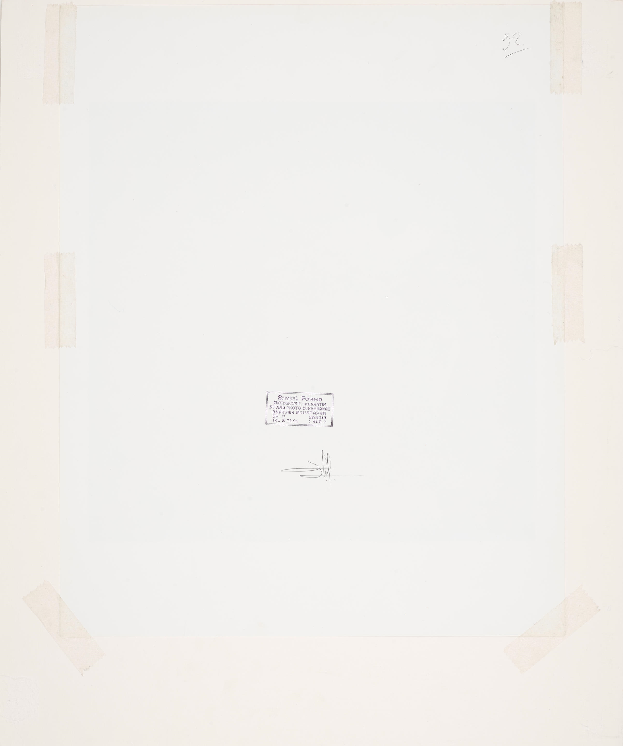 Artwork by Samuel Fosso, Untitled, Made of silver gelatin print