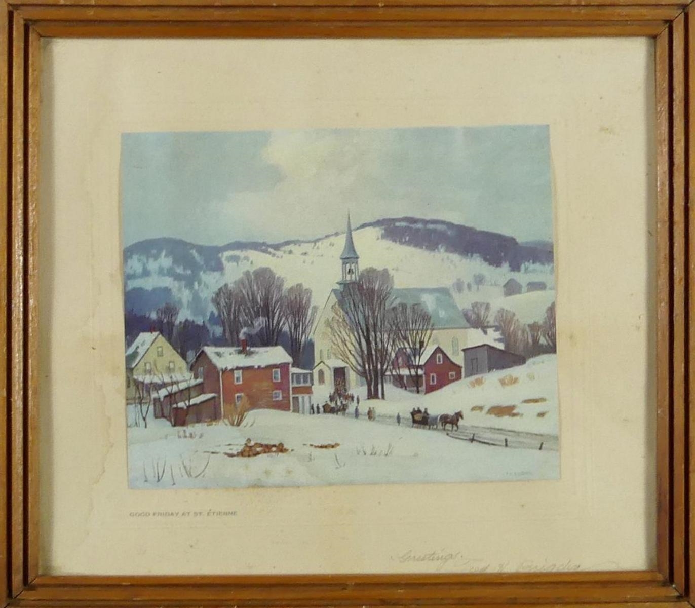 Frederick Henry Brigden | The Sugar Bush, Drying the Sails, Riverport ...