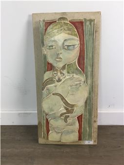 GIRL WITH CAT - Henry Fuller