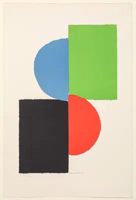 LA ROCHELLE by Sonia Delaunay, vers 1970