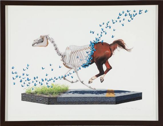Josh Keyes | Shedding (2010) | MutualArt