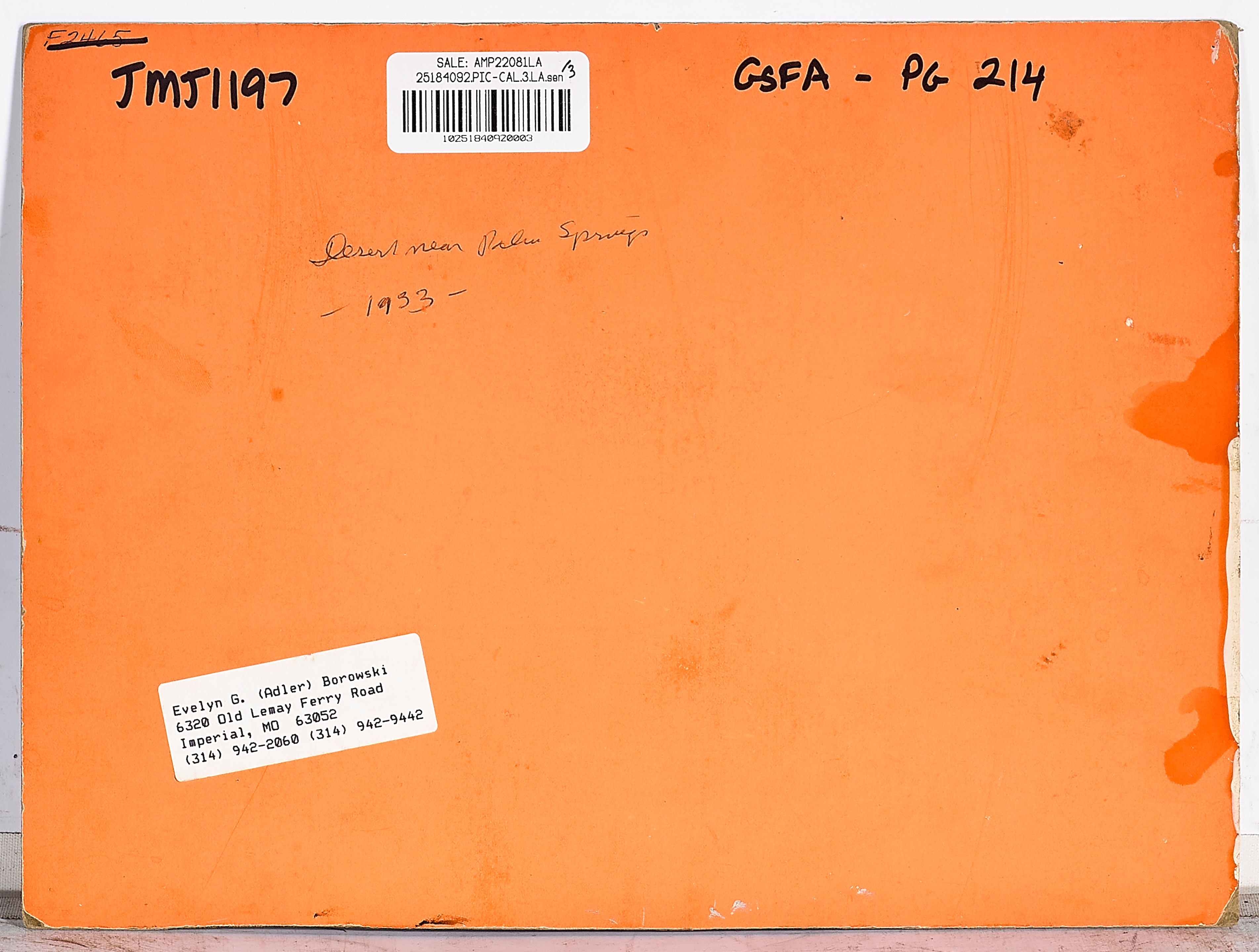 Artwork by Paul Grimm, Desert and Mountain Landscapes, Made of oil on board