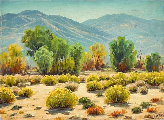 Desert and Mountain Landscapes by Paul Grimm