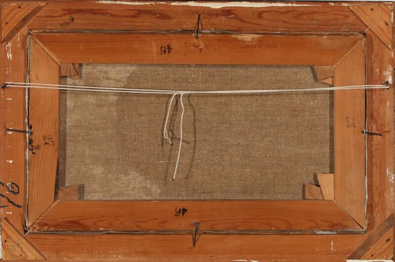 Artwork by Michael Bang-Sørensen, Scenery from a sunny Venezia, Made of Oil on canvas