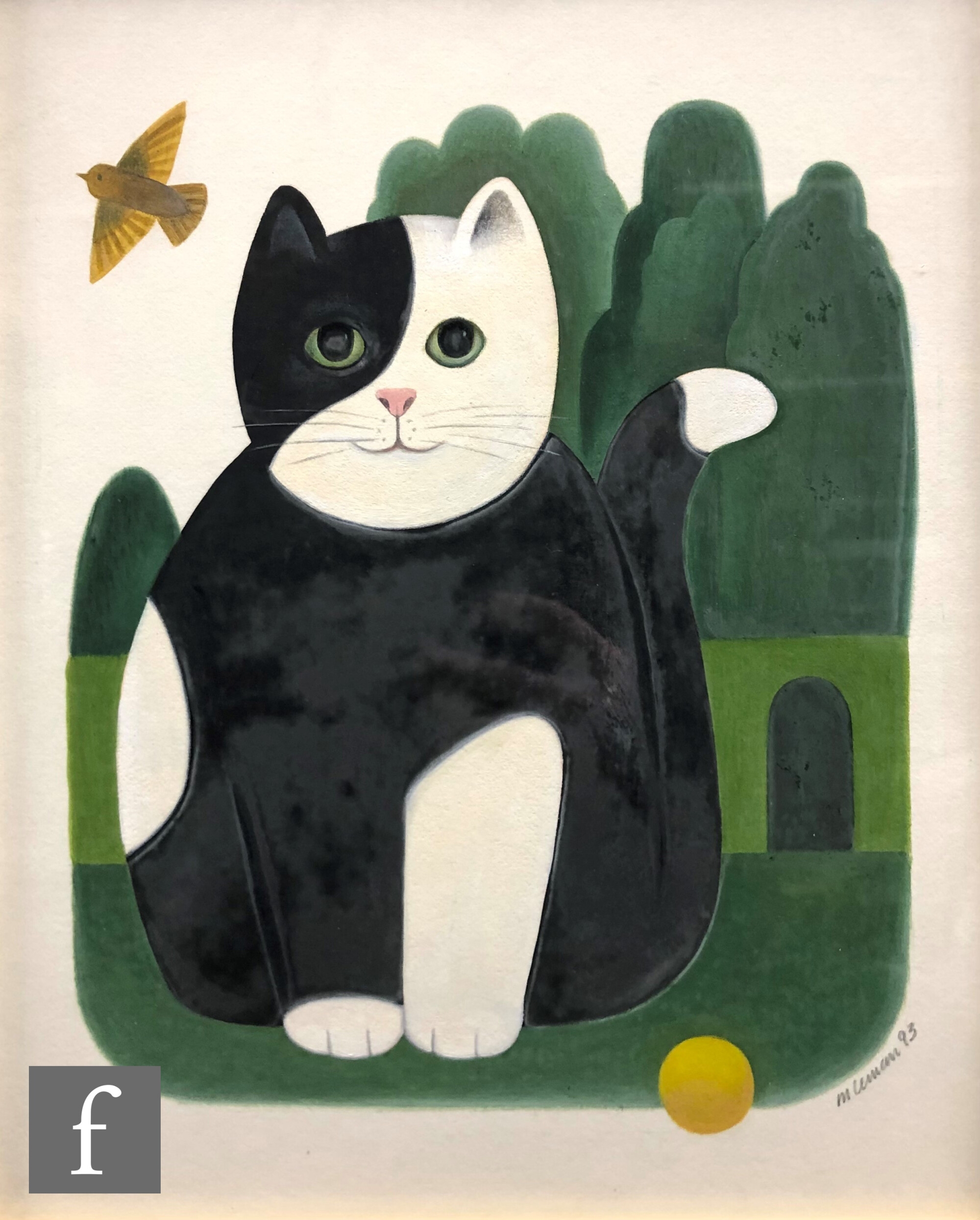 Artwork by Martin Leman, MARTIN LEMAN - 'Tibby', Made of watercolour illustration