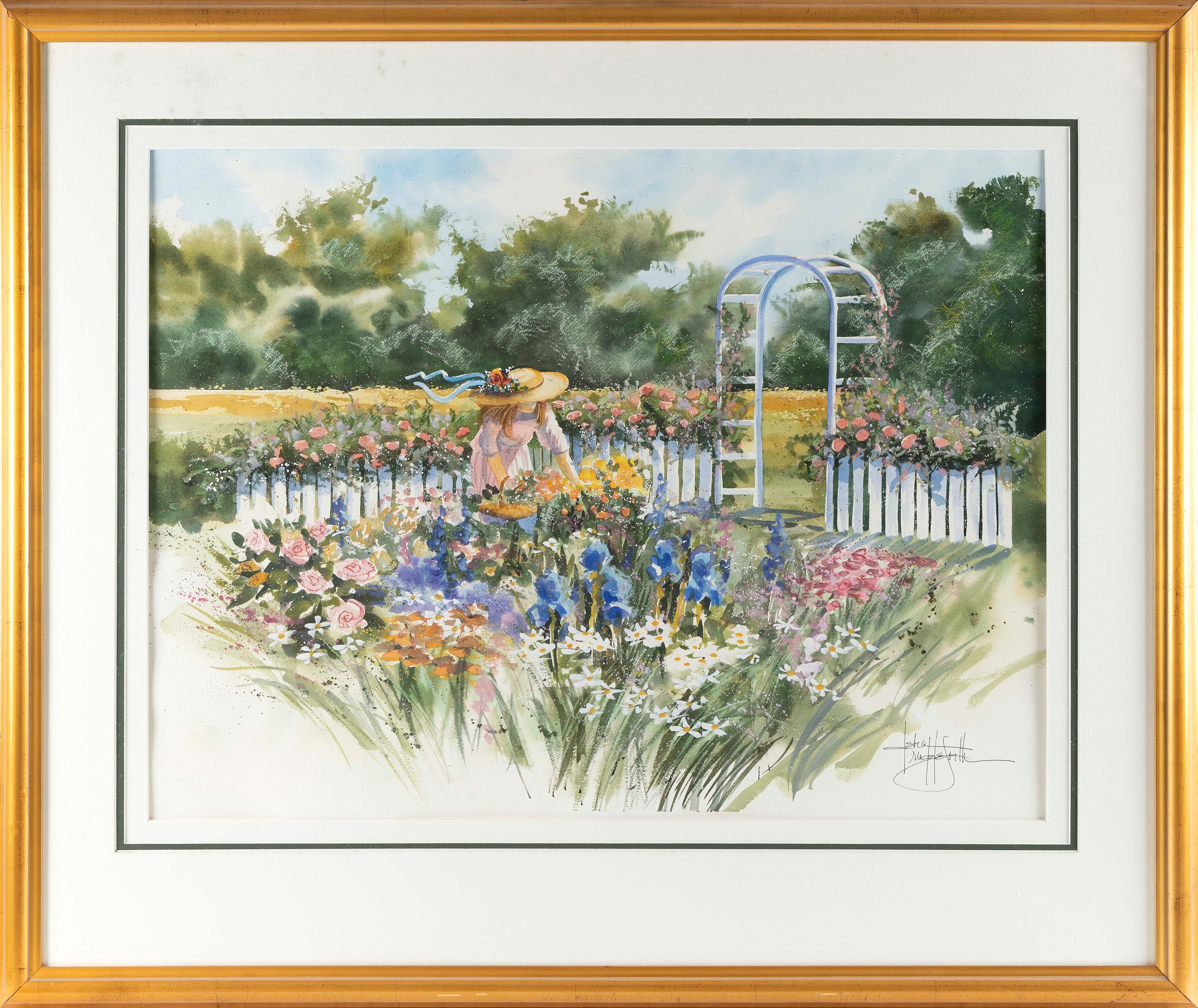 Debra Ruddeforth | Lady in the Garden. | MutualArt