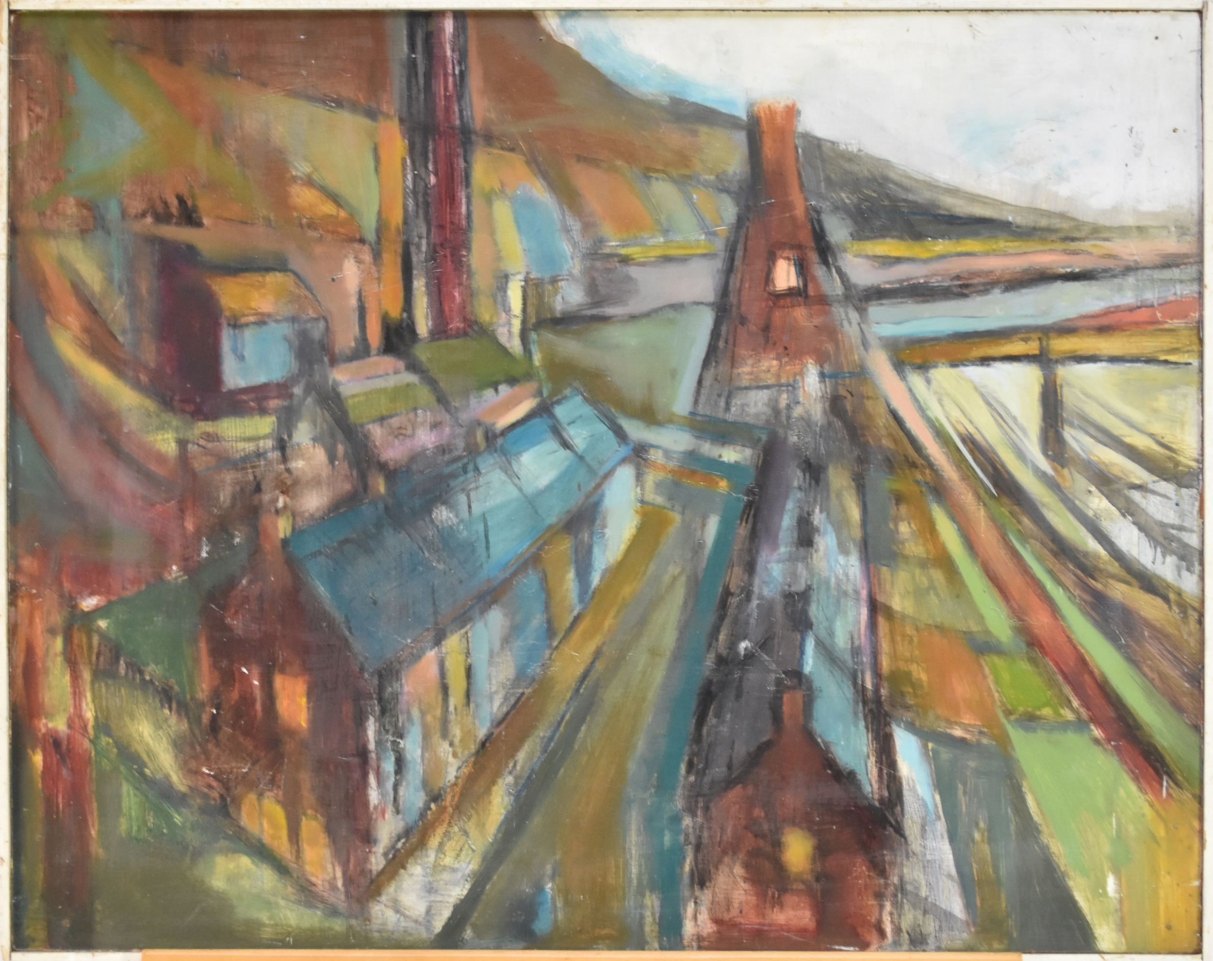 Artwork by Haydn Gear, Welsh Landscape, Made of oil on board