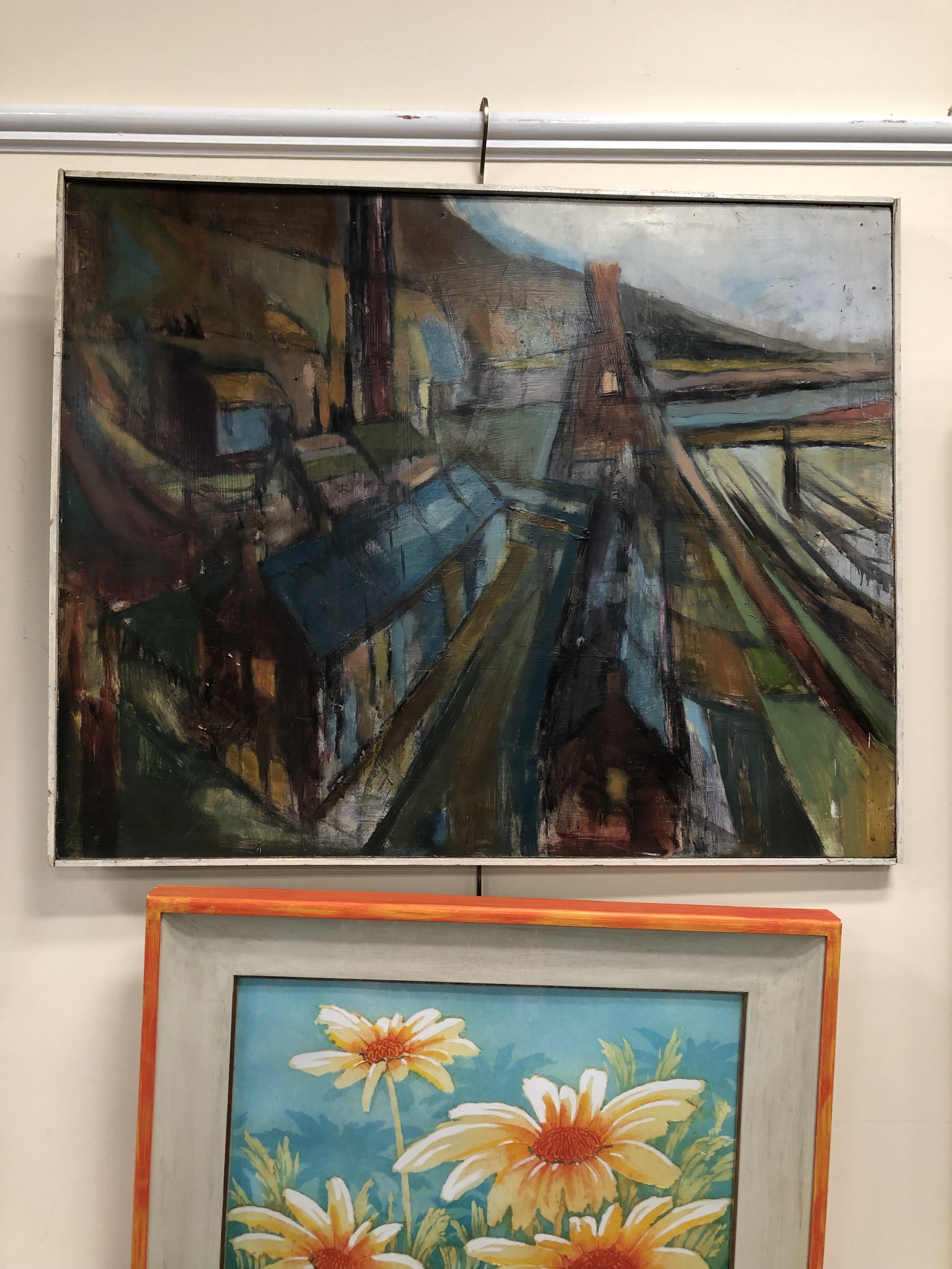 Artwork by Haydn Gear, Welsh Landscape, Made of oil on board