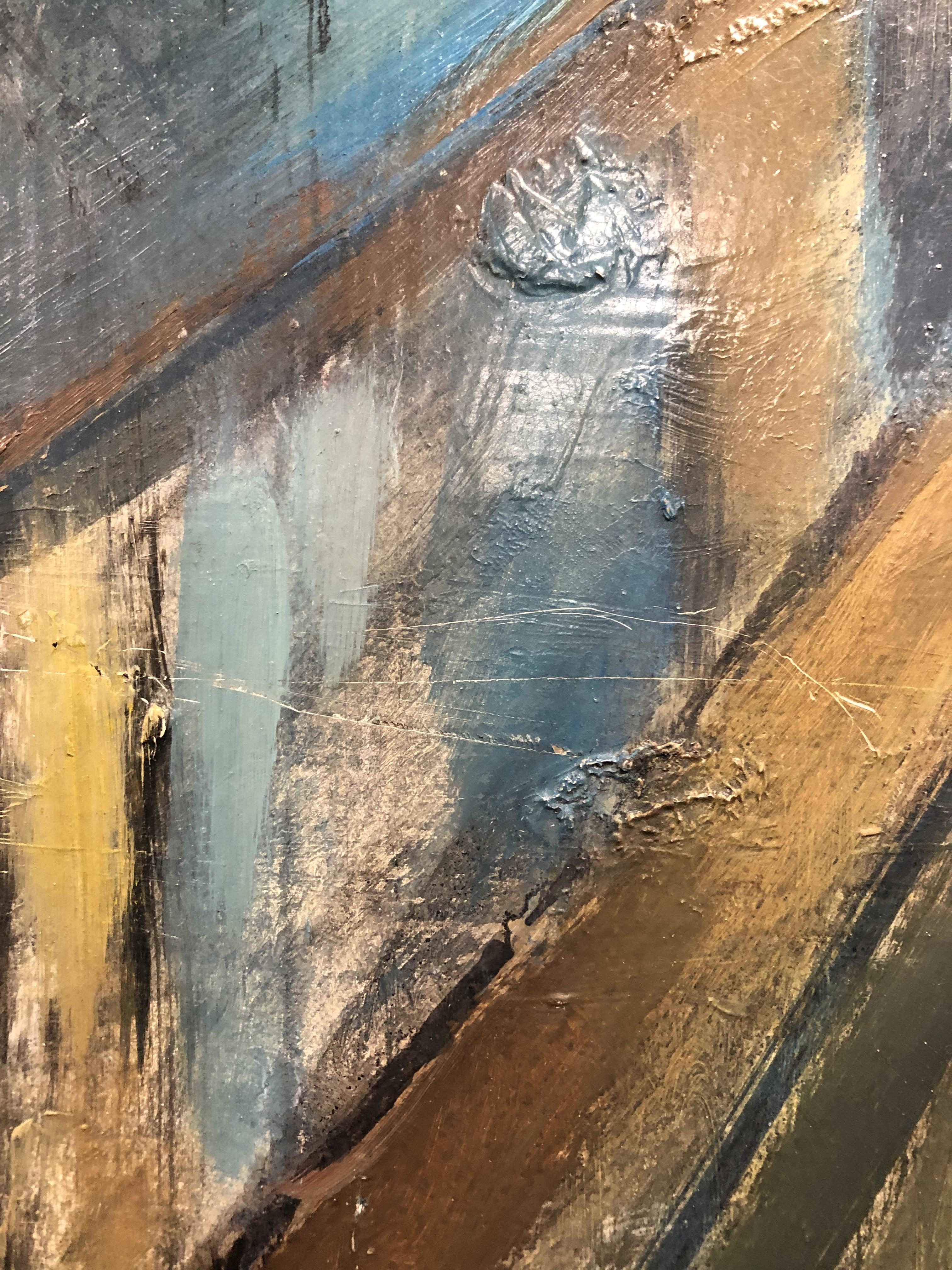 Artwork by Haydn Gear, Welsh Landscape, Made of oil on board