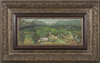 Village Nestled at the foot of the Mountains - Branko Dimitrov