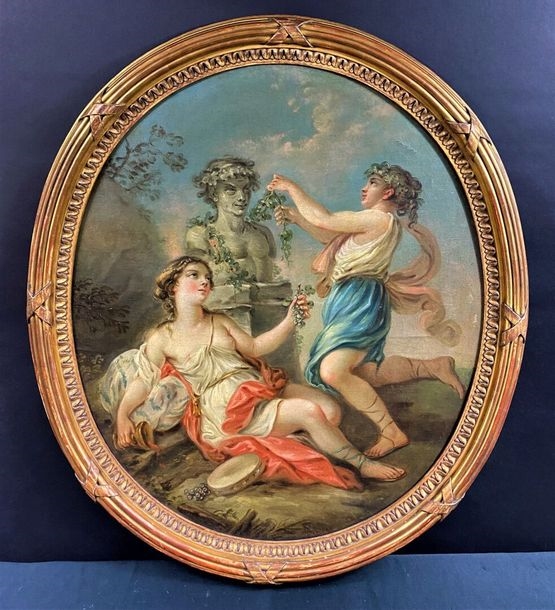 Hommage à Bacchus by French School, 19th Century