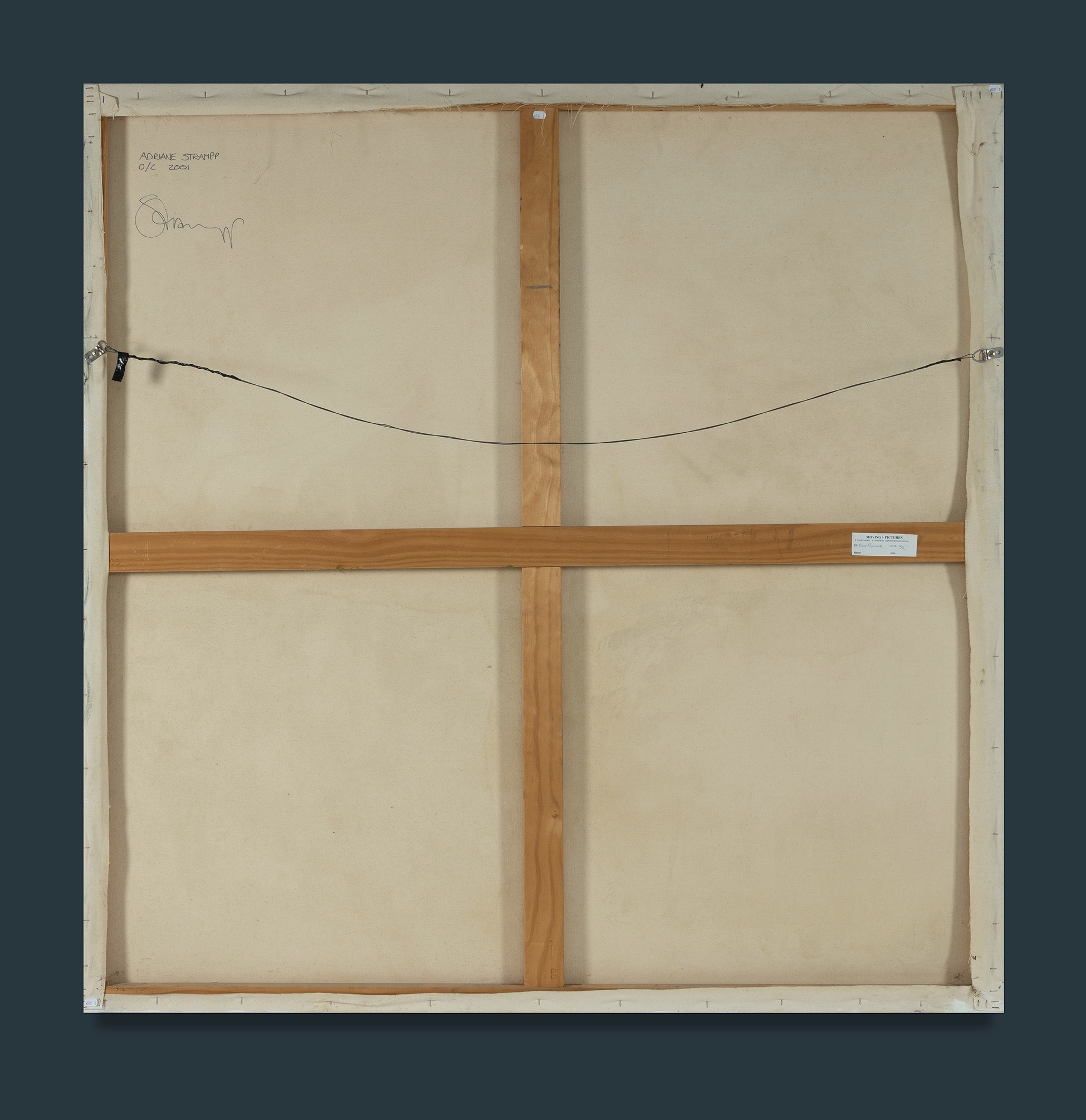 Artwork by Adriane Strampp, Untitled (Butterfly & Blossoms), Made of Oil on Canvas