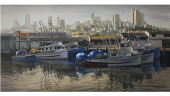 Nicky Boehme  Oil On Canvas Painting - Nicky Boehme