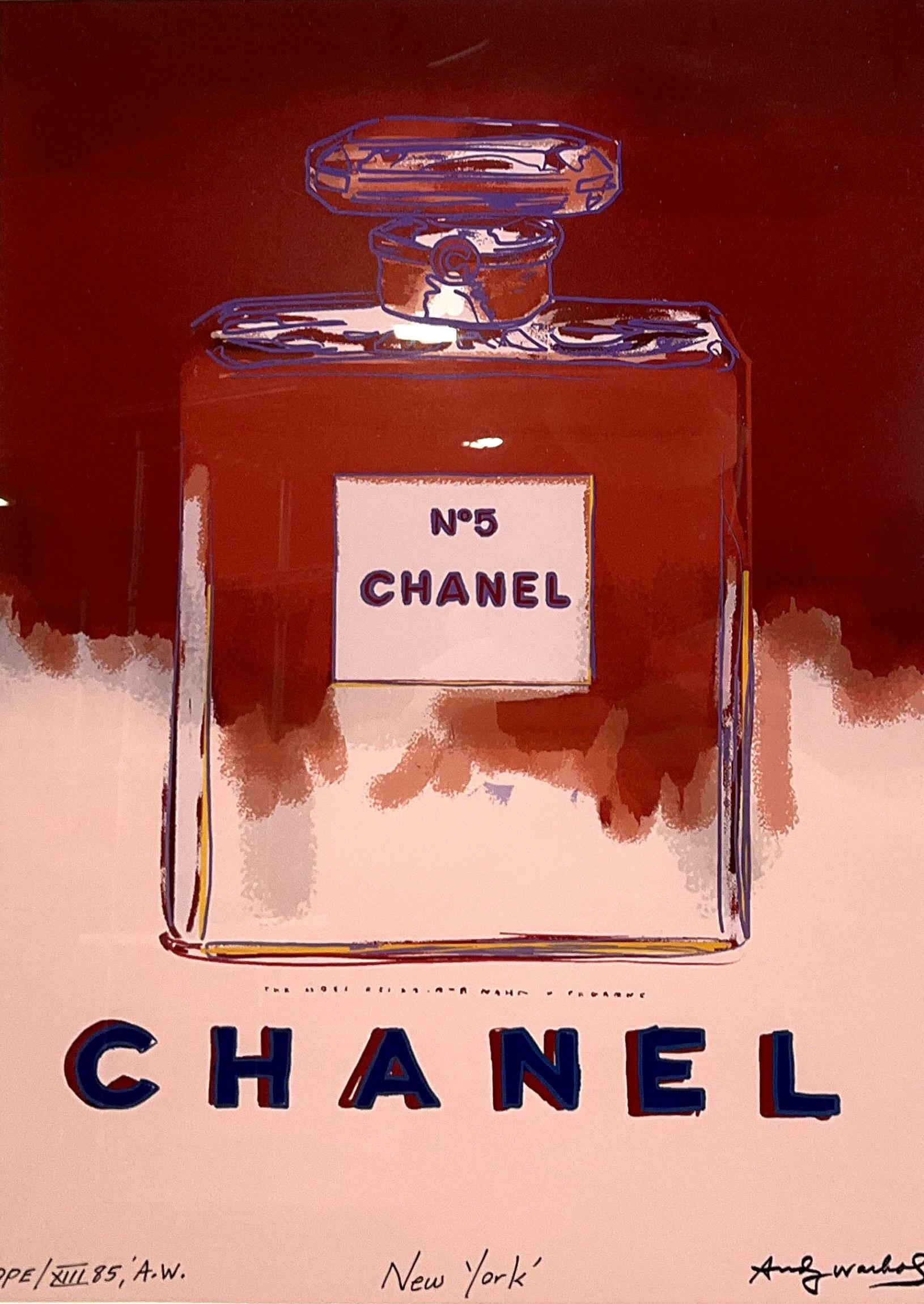 Artwork by Andy Warhol, Chanel No.5 (Red/Pink), Made of Lithograph