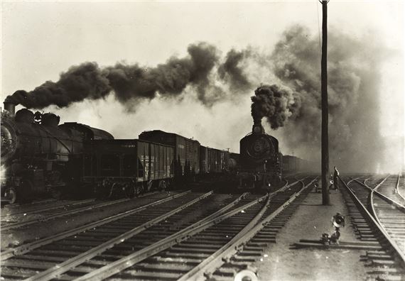 Rail Yard by Lewis Hine, 1920s
