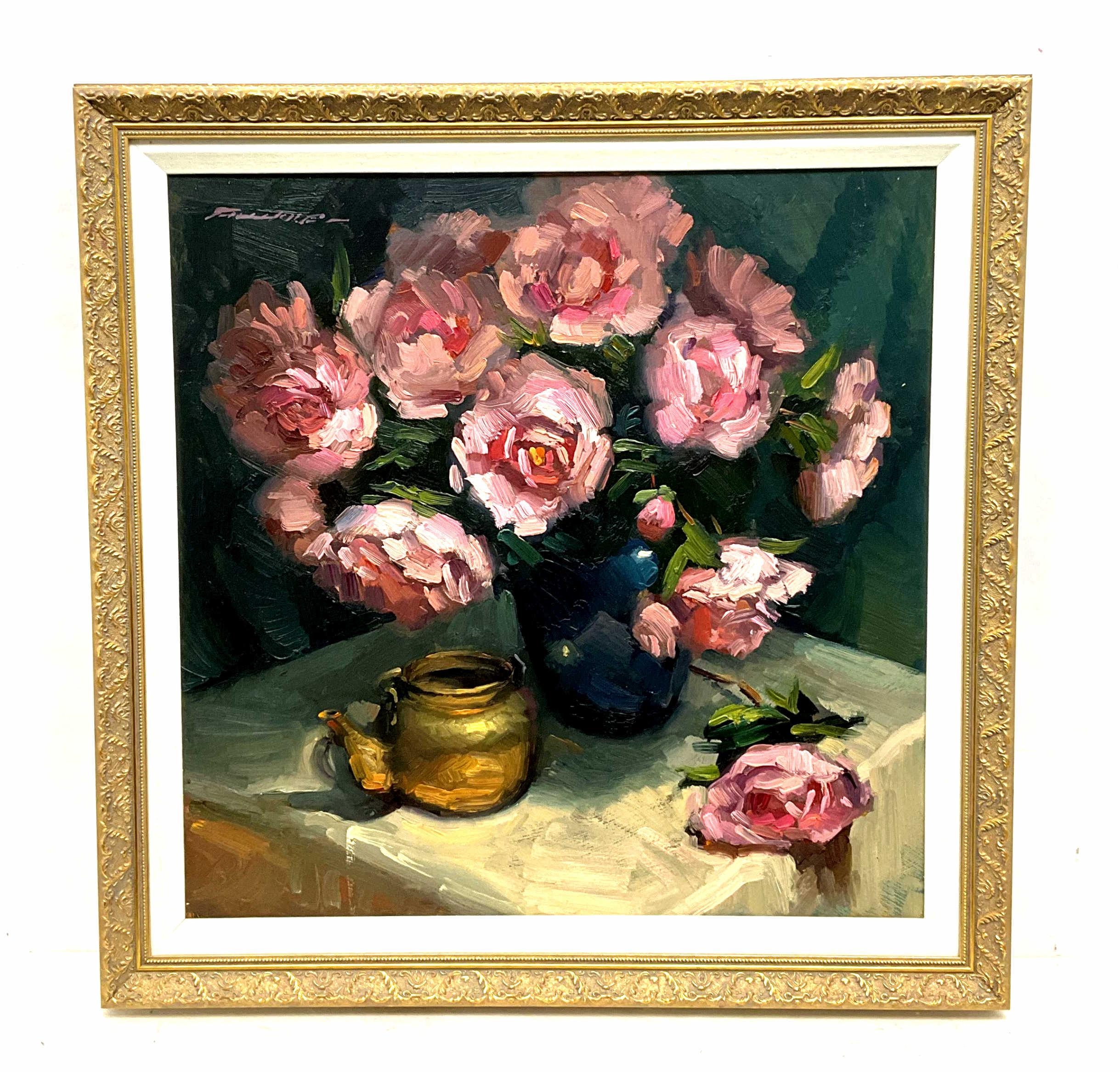 Artwork by Richard Fillhouer, Still Life, Made of Oil On Board