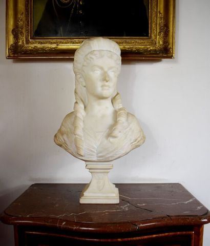 Bust of Rachel Worms de Romilly - Joseph Mezzara