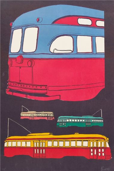 Streetcars; Centre Island Express by Charles Pachter, - ; 1971