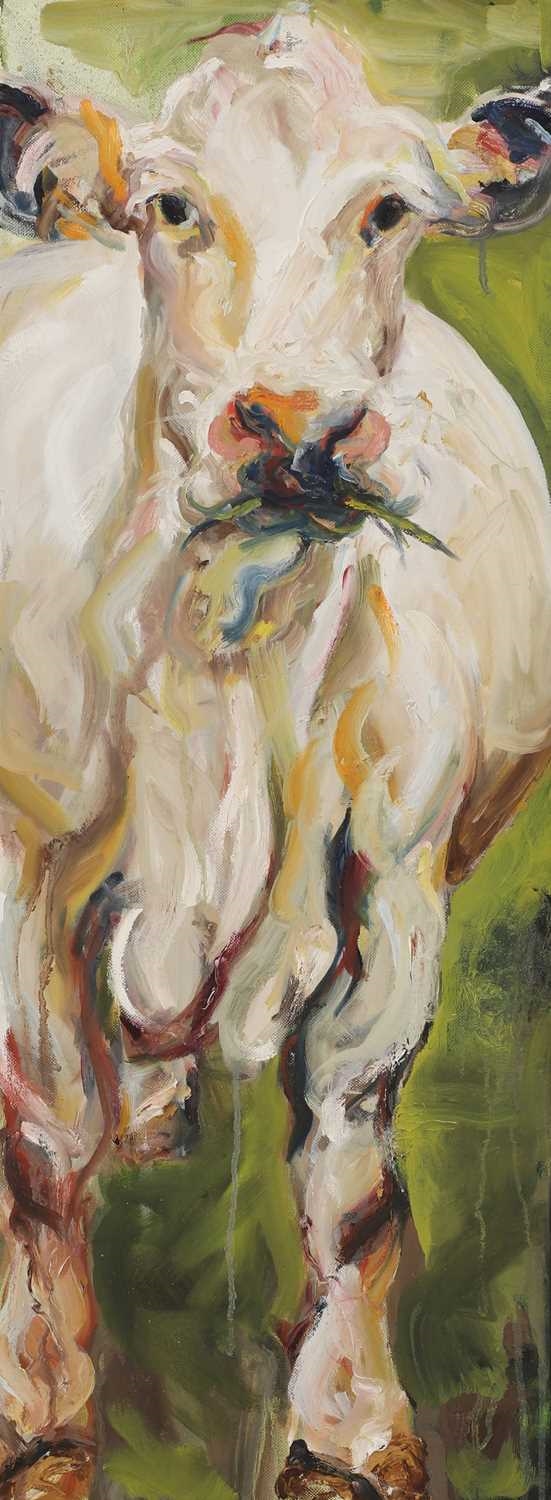 Jelly Green Portrait of a cow (2010) MutualArt