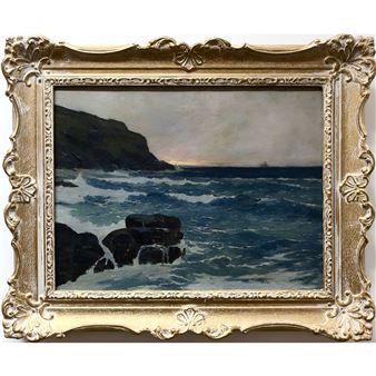 COASTAL VIEW AT SUNSET - William Robins