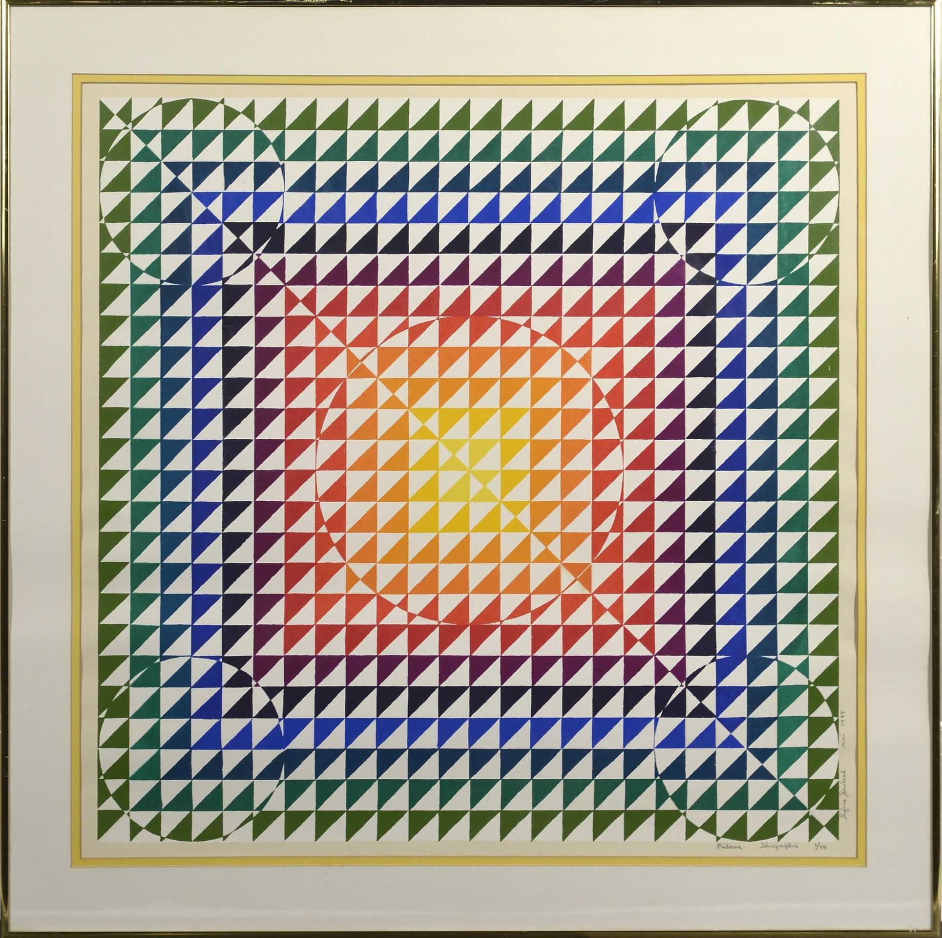 Artwork by Sylvie Senecal, Médiane, Made of Serigraph on paper