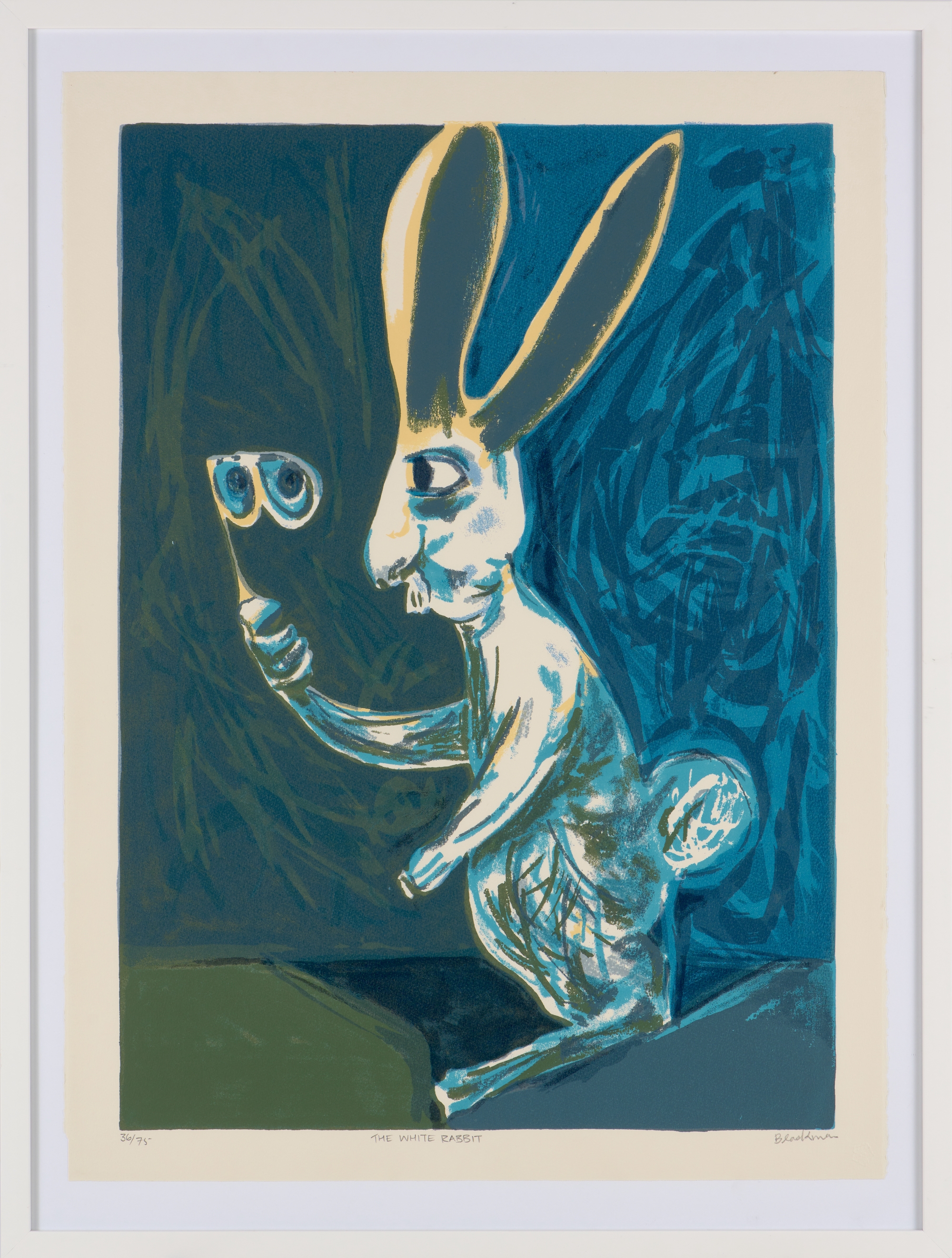 Charles Blackman | The White Rabbit | MutualArt