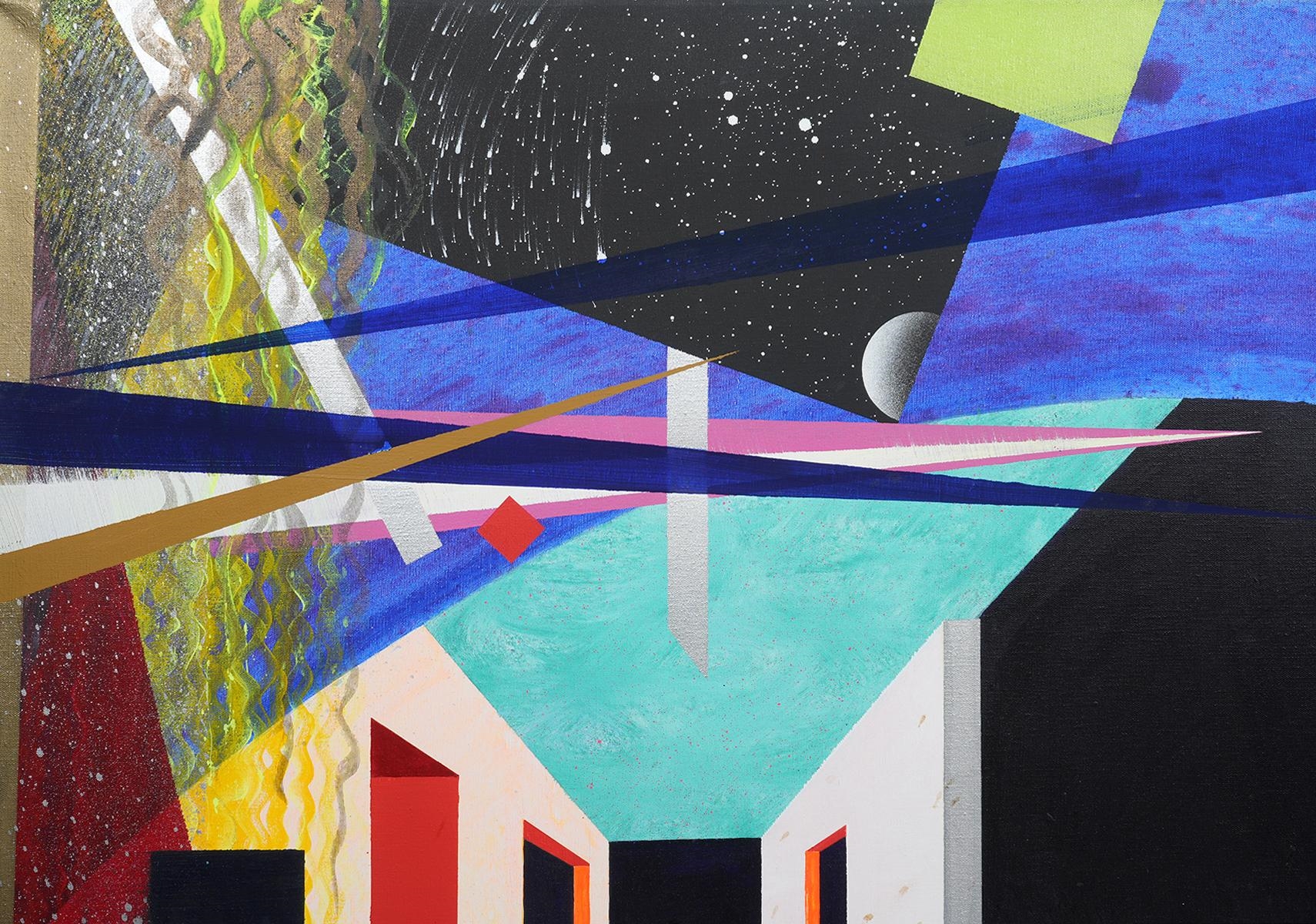 John Eric Broaddus | Two John Eric Broaddus Paintings | MutualArt