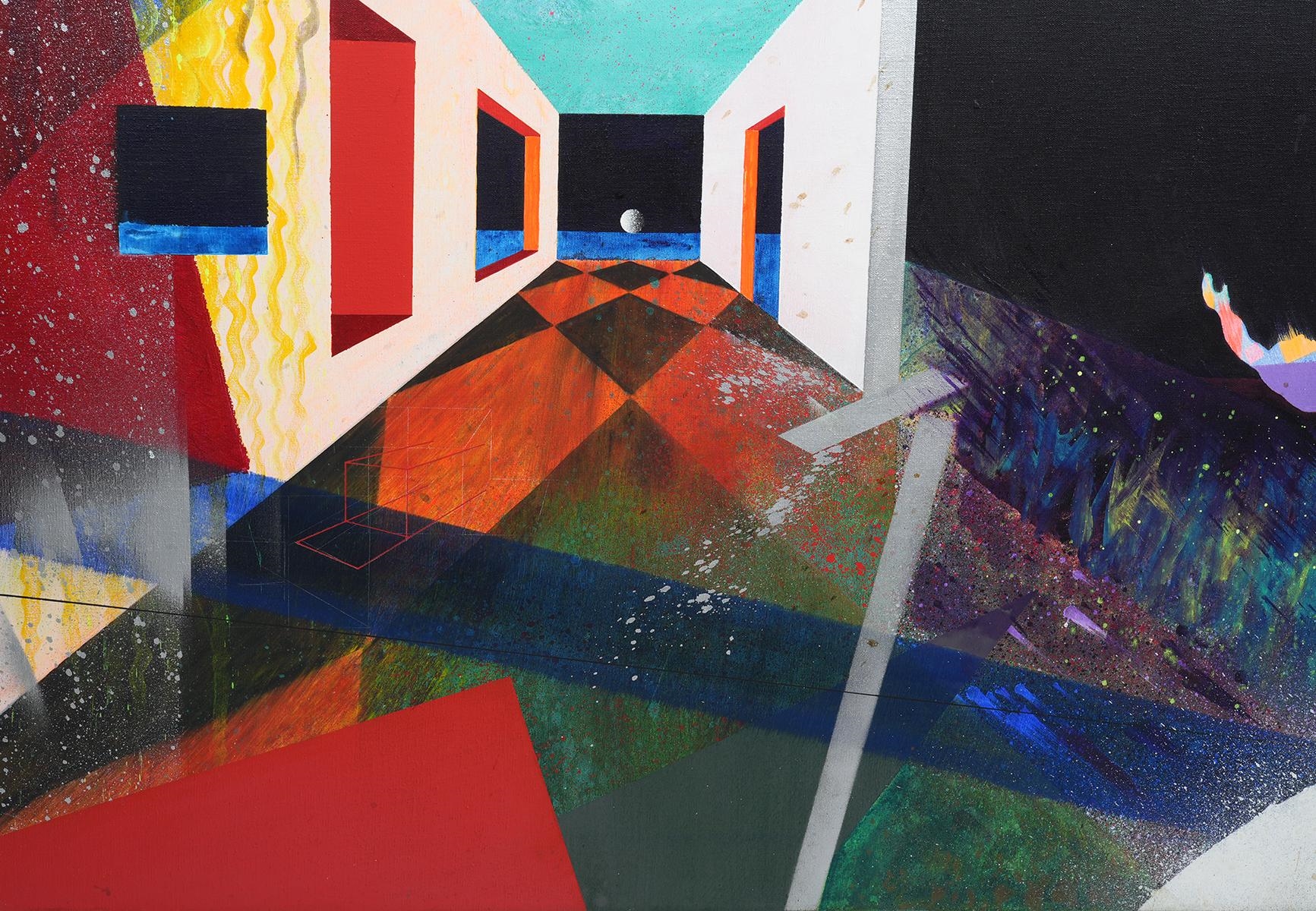 John Eric Broaddus | Two John Eric Broaddus Paintings | MutualArt