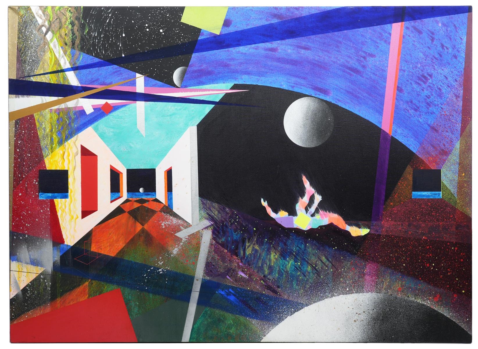 John Eric Broaddus | Two John Eric Broaddus Paintings | MutualArt
