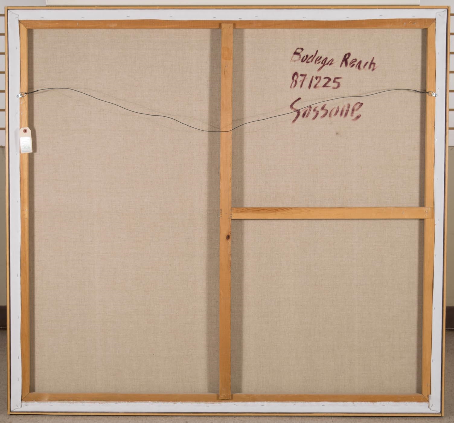 Artwork by Marco Sassone, "Bodega Reach," river landscape, Made of Oil on canvas