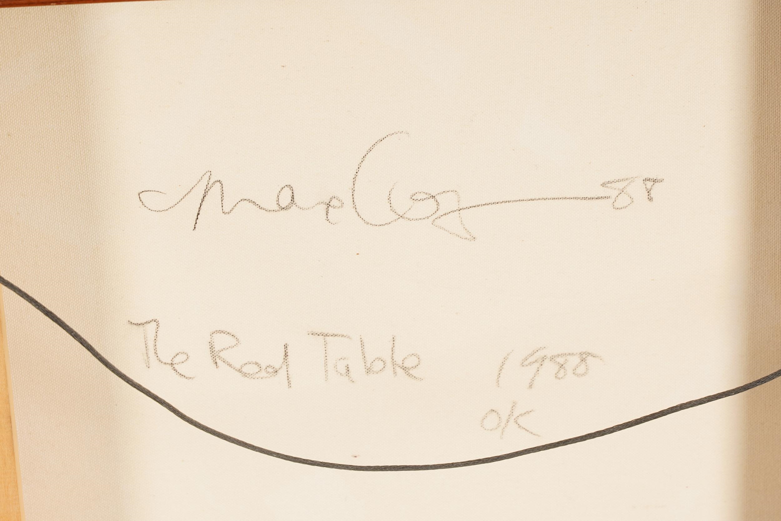 Max Coyer | THE RED TABLE | MutualArt
