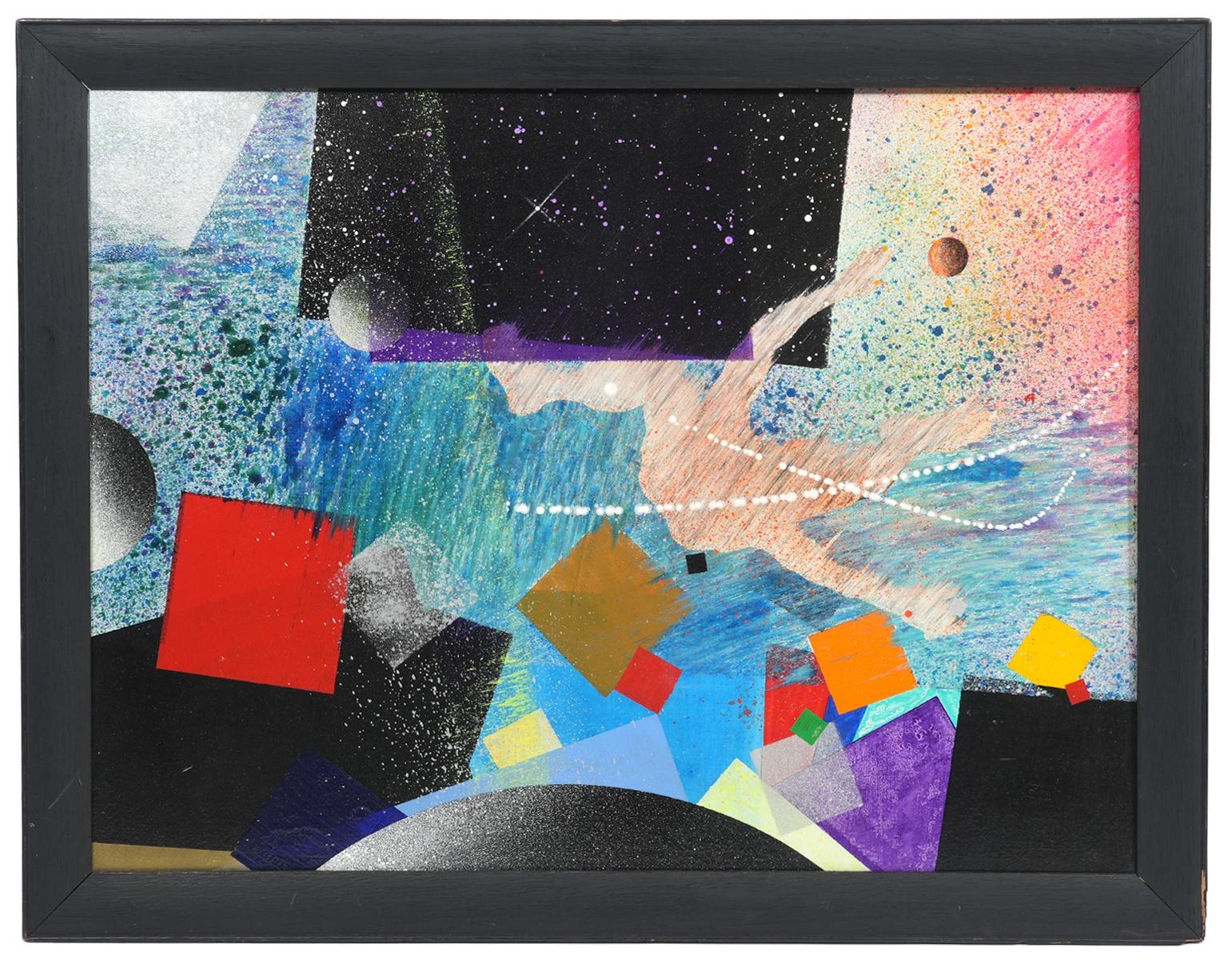 John Eric Broaddus | Two John Eric Broaddus Paintings | MutualArt
