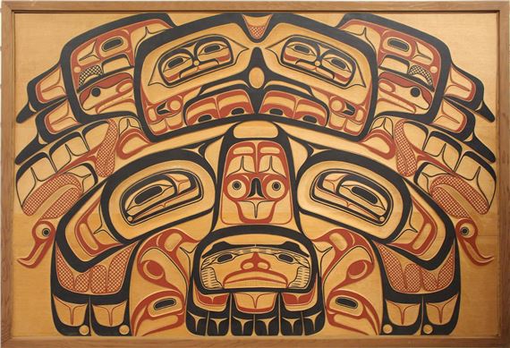 David Albert Boxley Tsimshian | DAVID BOXLEY CARVED CEDAR WALL ...
