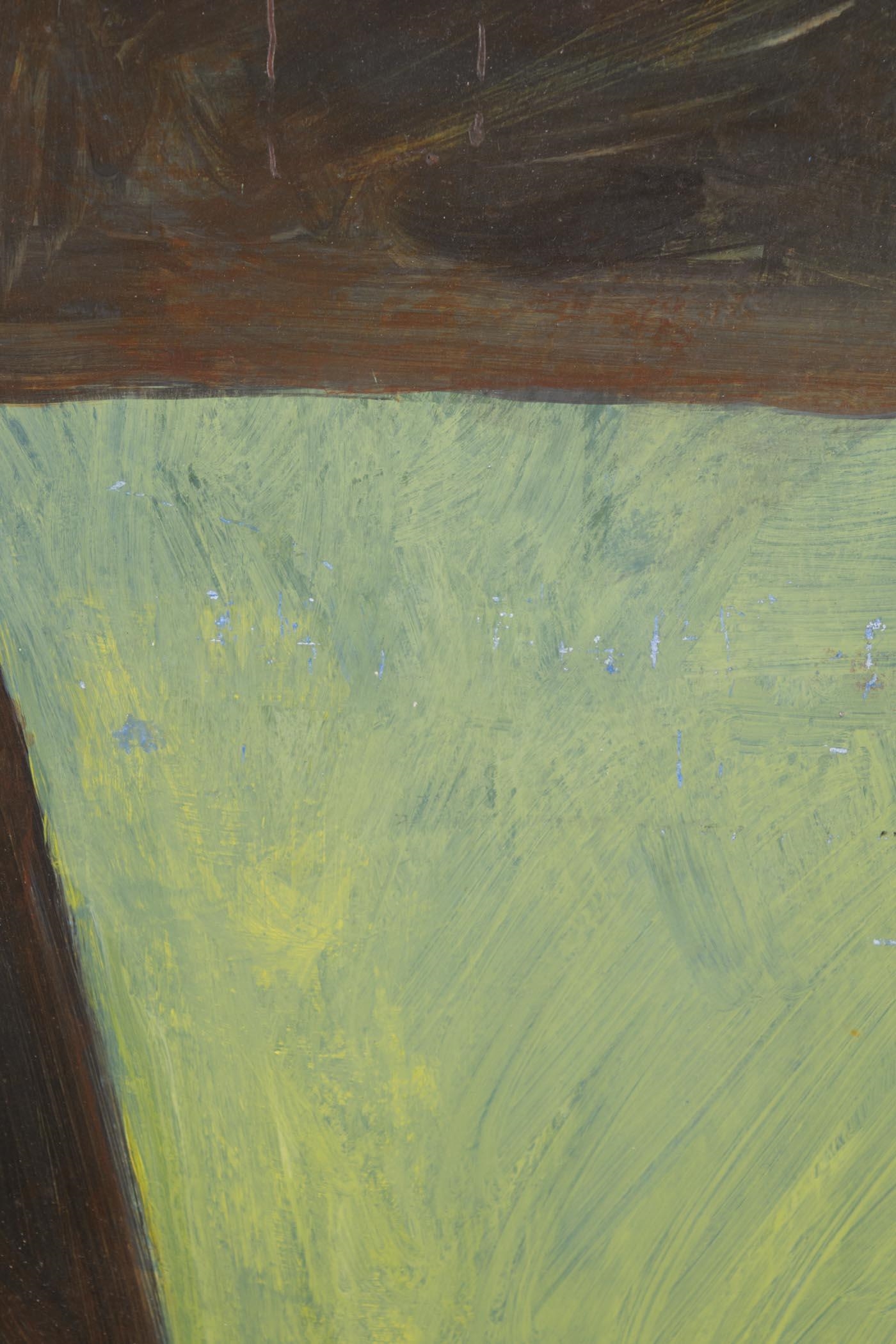 Artwork by Sally Haley, Standing nude, Made of Egg gouache on board